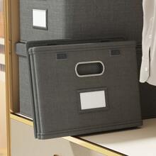 One-Piece Foldable Storage Box With Lid, Shelving Storage Container, Suitable For Office, Bedroom And Laundry Room Decorations Decor Festival Decor Room Decor Home Decor Bed Room Decor Dress Pants Shoes Jeans Boots Skirt Bedroom, Organizer, Home Storage, White T Shirt Women, Black Pants Women, Ladies Winter Clothes, Dress,