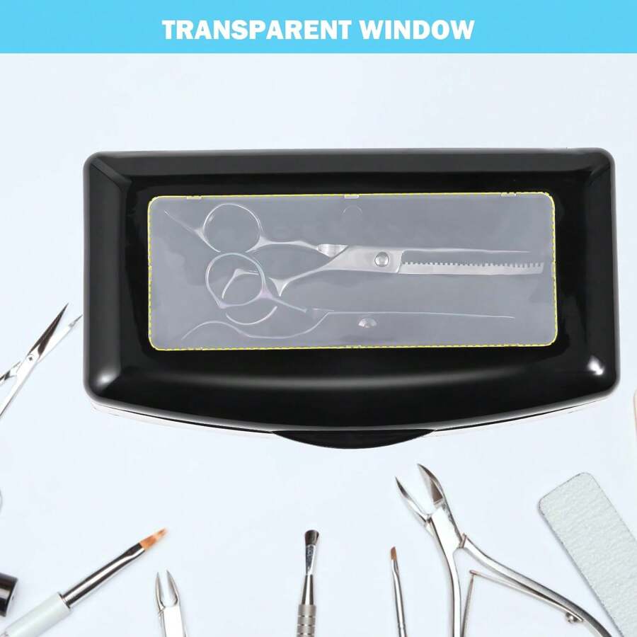 Nail Tool Sterilizer Box, Plastic Sterilization Tray Storage Organizer