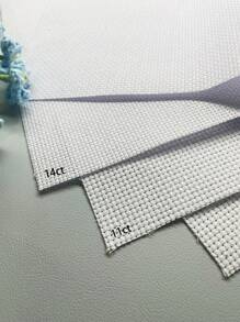 قطعة واحدة من القماش الأبيض لتطريز الصليب، 11/14 خيط، 30 * 30 سم، أو قطعة واحدة من القماش الأبيض للشبكة الصغيرة، 30 * 30 سم، أو قطعة واحدة من القماش الأبيض للشبكة المتوسطة، 30 * 30 سم