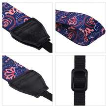 PULUZ Retro Multi-Color Series Shoulder Neck Strap Camera Strap For SLR / DSLR Cameras - Dusty Purple - View 3