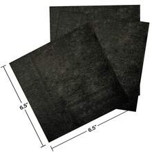 20 piezas Servilleta negra desechable de unicolor y con impresión de 13 * 13 pulgadas, adecuada para hornear, fiestas, bodas, hoteles, restaurantes y para entretener a los invitados. - Negro - Ver 4