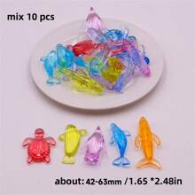 60 件/50 件/40 件/10 件混合亚克力彩色水晶宝石、钻石、冰块装饰适用于鱼缸、婚礼、游乐场 - 无孔 - 彩色 - 查看 15