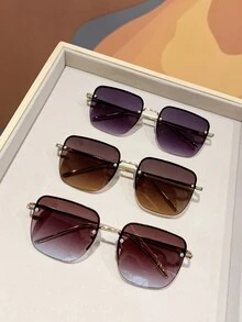 2024新款男女时尚眼镜，欧美风格，高端外观，适合开车（3副/套）