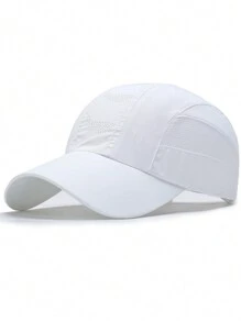 Unisex Outdoor Mesh Cap, Breathable Quick-Dry Baseball Cap For Spring/Summer, Sun Protection Baseball Cap