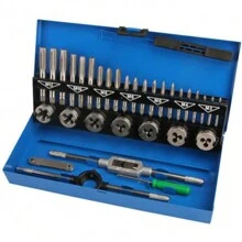 LILIIN 32-Piece/40-Piece/110-Piece Thread Cutting Set With Plastic Case Thread Cutter Made Of Steel Coarse Thread Cutter Drill Tools Fine Thread Tap Set Metric M2-M18 Double Thread Template - 32 Pieces - View 2