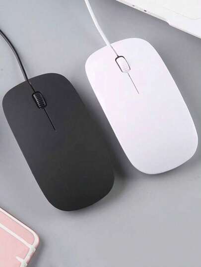 1pc Wired Mouse, Suitable For Desktops, Laptops, Office, Home, Gaming