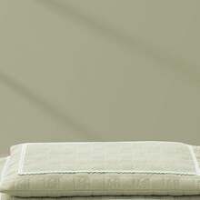 One Lace Jacquard Reversible Buckwheat Pillow - Green - View 5