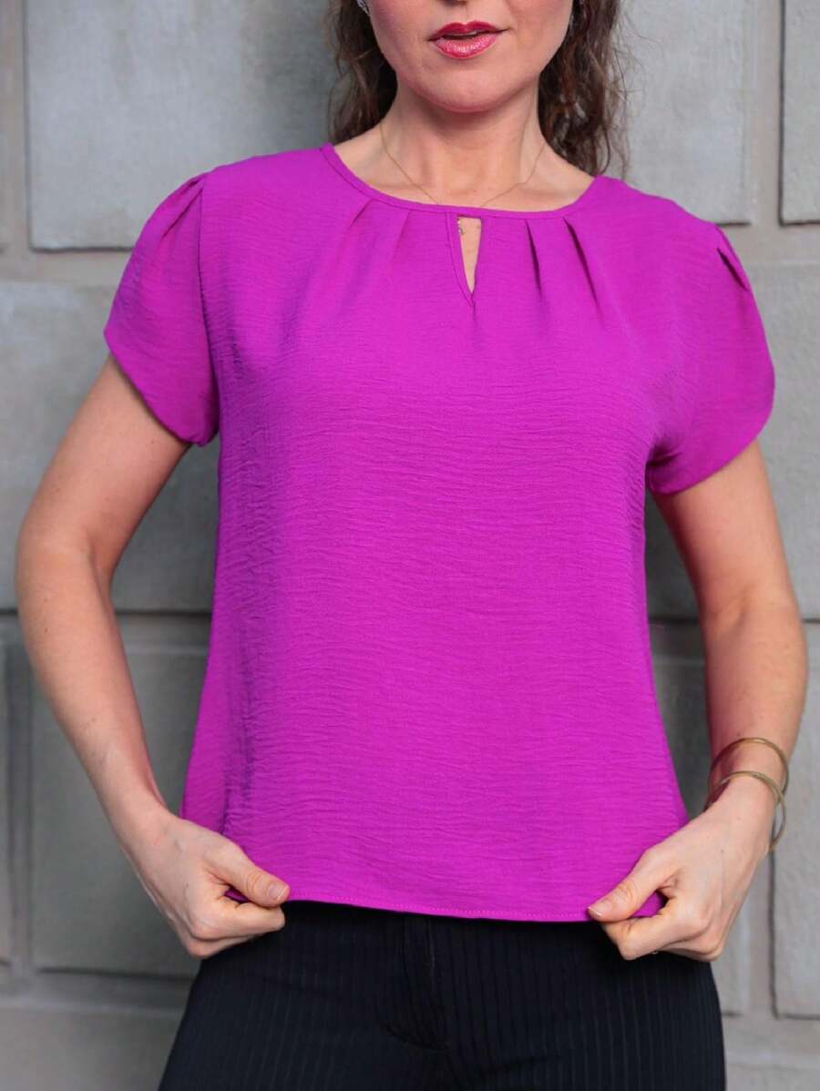 Women Tank Tops & Camis - Màu Hoa hồng đỏ - Xem 1