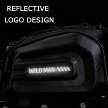 4L Multifunctional Bicycle Rear Seat Bag Waterproof Cycling Bike Rack Trunk Cargo Bag Pannier Bag Handbag Shoulder Bag - Black - View 6