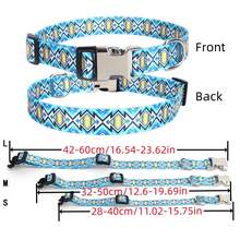 1件個性化刻字項圈，數字印刷寵物項圈，適用於小型，中型犬，防丟失，適用於泰迪和其他品種 - 玫紅色 - 查看 2