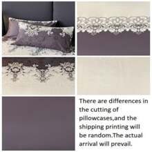 3pcs Printed Brushed Fitted Sheet Set [1pc Fitted Sheet + 2pcs Pillowcases], No Comforter, Soft & Comfortable, Suitable For Bedroom, Hotel, Dormitory, School, Homestay