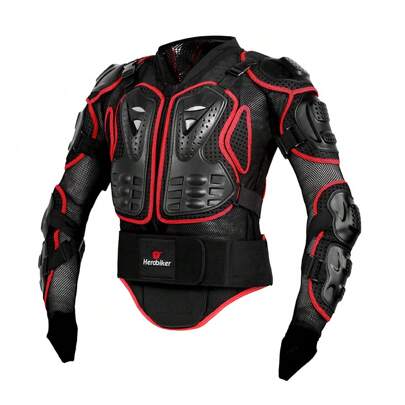 CE Certified Motorcycle Body Armor, Motorcycle Off-Road Chest & Back Protector, Motorcycle Riding Protective Gear