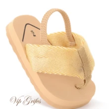 Kids Fashion Slippers - Màu be - Xem 4