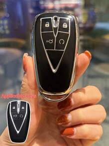 Housse de clé TPU compatible avec Changan CS75 Plus/Unit/Univ, Eado CS35/CS55, Uni-K X5, Oushang Auto
