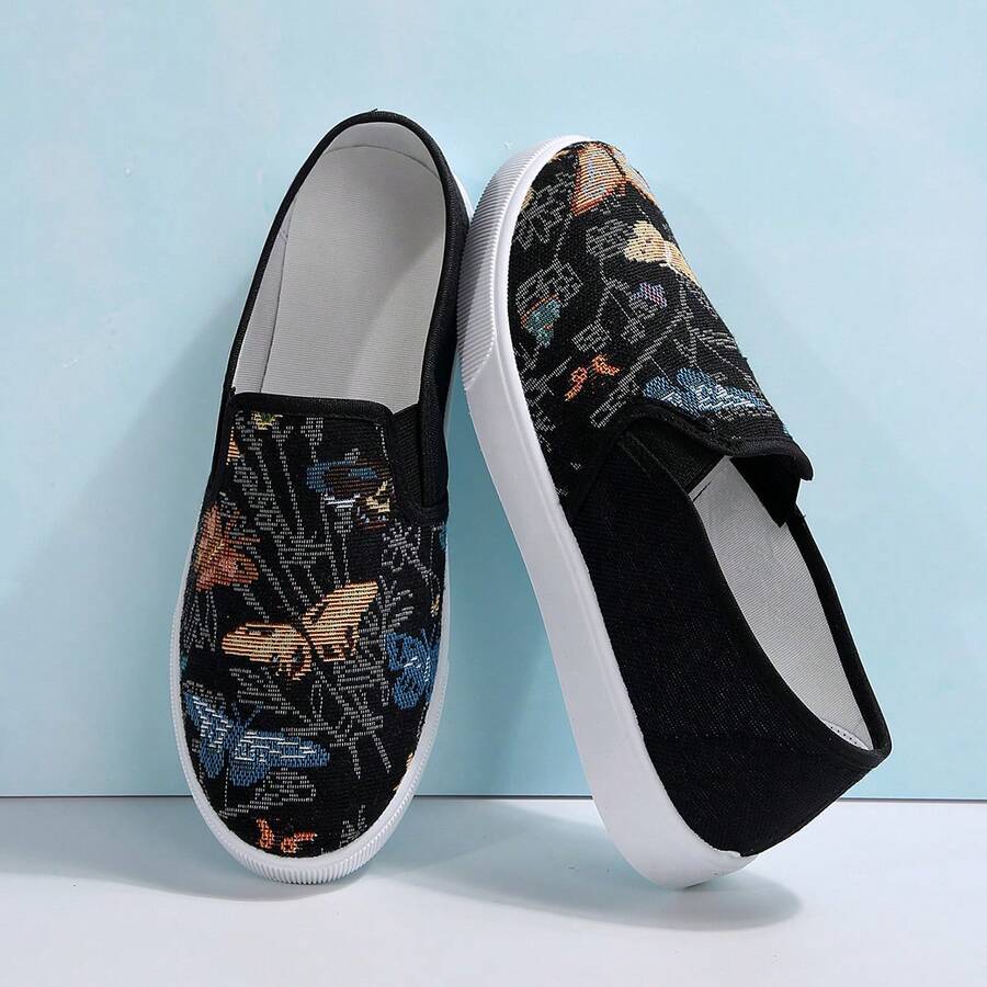 Giày Đế Bằng Lưới Thoáng Khí Mới Cho Nữ, Phong Cách Cổ Điển, Nhẹ Và Thoải Mái, Mùa Hè - màu đen - Xem 1