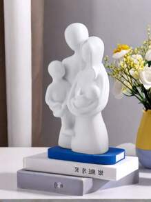 1 pieza Estatua de pareja abrazándose como decoración de resina, figura romántica de regalo con escultura significativa para decoración de estantes de dormitorio, hogar u oficina