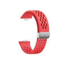 Silikonarmband mit atmungsaktiven Löchern kompatibel mit Huawei Fit 3 Uhr, Fit 3 (Lochstil) als Geschenk für Studenten zum Schulstart