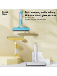 3-In-1 Glass Cleaner:Multifunctional Handheld Shower Window Glass Scraper For Spraying, Washing And Scraping, Streak-Free Shine For Windows & Mirrors With Spray & Squeegee - Ideal For Hard Floors - Nature - View 1