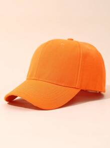 1 Stück Einfarbige Baseballkappe, geeignet für Outdoor-Aktivitäten, Sonnenschutz