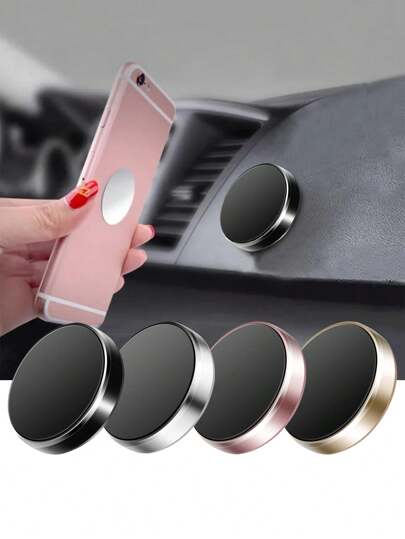 Supporto per telefono magnetico circolare mini, supporto multifunzione per navigazione telefonica in auto, supporto per cruscotto compatibile con e telefoni Android, regalo adatto per compleanni, famiglia, amici, accessori per auto, supporto per telefono in auto