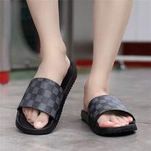 男士夏季户外拖鞋，时尚百搭运动休闲钩环凉鞋，青少年户外流行沙滩鞋 - 黑色 - 查看 6