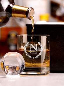 1 pieza Vaso de whisky personalizado con nombre, Vaso de chupito de whisky personalizado con nombre, Vaso de whisky de 300ml personalizado, Cristalería personalizada con nombre, Regalo personalizado, Vaso de whisky con nombre personalizado, para aniversarios, San Valentín, Día de la Madre, Cumpleaños, Día del Niño, Día del Padre, Graduación, Bodas, Inauguración del hogar, Sala de estar, Dormitorio, Salón de té, Hogar, Comedor, Oficina, Fiesta, Decoración de cumpleaños