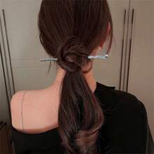 1 pieza de Palillos para cabello de metal de alta calidad - negro - Ver 2