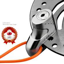 1 Pc Motorcycle Lock Bike Scooter Lock Aluminum Alloy Moto Lock Brakes Disc Motorbike Lock Moto Accessory Anti Smashing Bicycle Cycling Accessories Riding Essentials For Women Men Rider Gifts - Multicolor - View 8