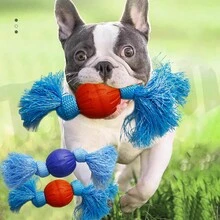 1 Chó Nhai Bóng Đồ Chơi Cho Thú Cưng Chó Nhai Làm Sạch Răng Huấn Luyện Và Giải Trí Đồ Chơi Tương Tác - Nhiều màu - Xem 6