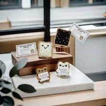 Handcrafted Toast Decor Set, 4-Piece Cute Room Ornaments, Gift-Ready, Charming Home Accents & Unique Decoration, Perfect For Toast Lovers