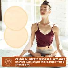 6 chiếc Thắt lưng sưởi ấm mềm chống rò rỉ để trị liệu bằng gói dầu thầu dầu được hỗ trợ - Màu Khaki - Xem 3