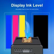 KT INK Cartuchos de tinta remanufacturados de alto rendimiento KT INK 302XL compatibles con 302 y 302XL, compatibles con las impresoras Deskjet 1110 2130 2134 3630 3632 3634, Envy 4520 4521 4522 4523 4524, y Officejet 3830 3834 4650 4651 4652