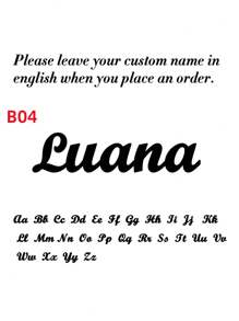 1入定制不銹鋼海龜項鍊，個性化姓名/日期/字母/動物首飾，適用於女性/男性/情侶 - 銀色 - 查看 9
