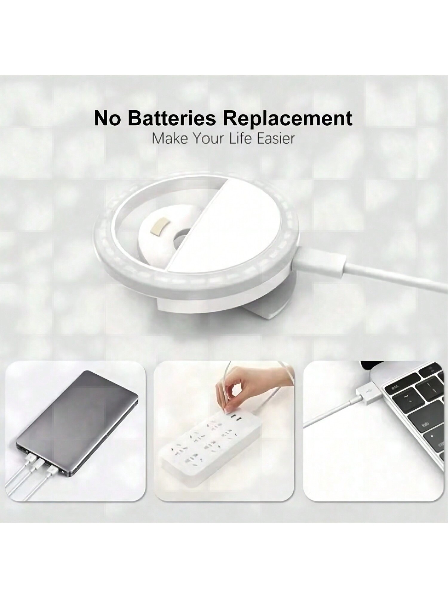 ضوء محمول قابل لإعادة الشحن للتصوير الخارجي