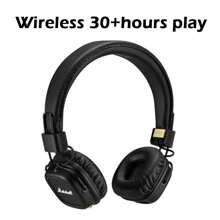 Marshall Original Marshall MAJOR II 2 Wireless/Wired Headphones Deep Bass/40mm Dynamic Drivers Portable Foldable Sports Bluetooth Headset 650 MAh Battery Capacity