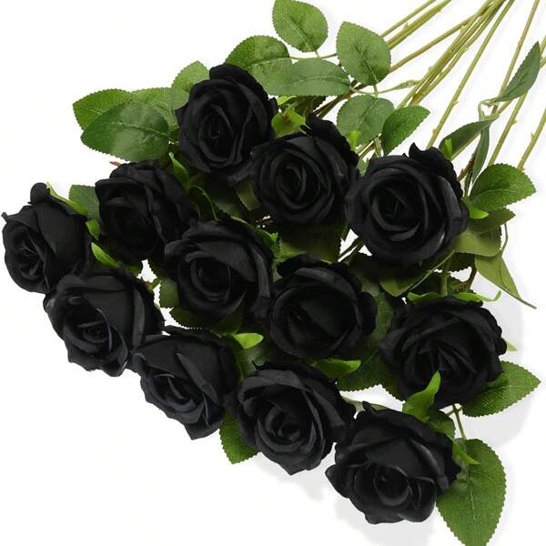 1PC/5PCS Autumn Artificial Rose Flowers Valentine's Day Bundle Decoration Wedding Decoration Bride Handheld Flower Wrist Flower Breast Material Home Dining Room Bedroom Vase Decoration Flower Bundle DIY Birthday Party Cake Material Valentine's Day New Years Gifts Material Shooting Props, Valentine Day, Gift Graduation
