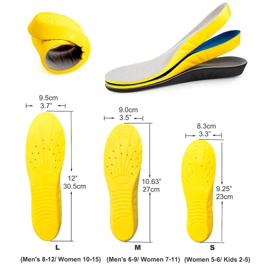 Shoe Insoles, Memory Foam Insoles, Providing Excellent Shock Absorption