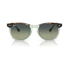 Ray-Ban 男女通用太阳镜，鹰眼 - 透明綠色的哈瓦那 - 查看 4