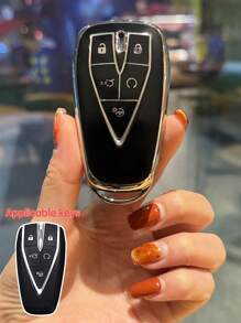 Housse de clé TPU compatible avec Changan CS75 Plus/Unit/Univ, Eado CS35/CS55, Uni-K X5, Oushang Auto