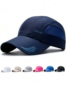 Unisex Outdoor Mesh Cap, Breathable Quick-Dry Baseball Cap For Spring/Summer, Sun Protection Baseball Cap