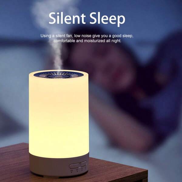 1pc Aroma Diffuser, Ultrasonic Essential Oil Diffuser With 7 Color Changing Mood Lamp, 150ml Water Capacity, Timer Function, Suitable For Home, Bedroom, Spa, Yoga, Office, Etc
