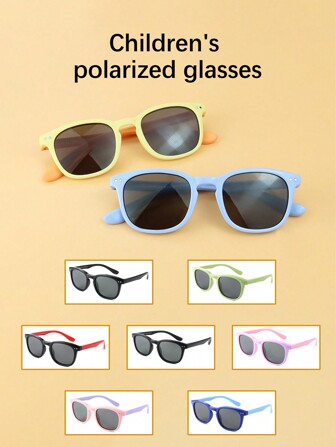 Nuevas gafas de sol polarizadas UV400 para bebés niños y niñas, protección solar y ocular
