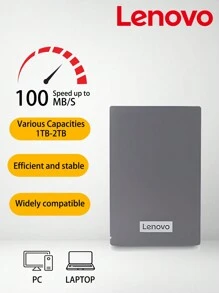 Lenovo Mobile Hard Disk F309-1T F309-2T Portable 2.5'' USB3.0 USB2.0 1000G High Speed 5400rpm For Laptop Desktop Computer