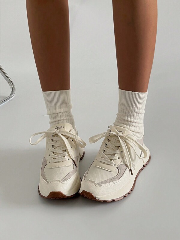 SRSOO 2025 Retro German Training Shoes, Thick Sole Chunky Sneakers For Women, Spring/Autumn