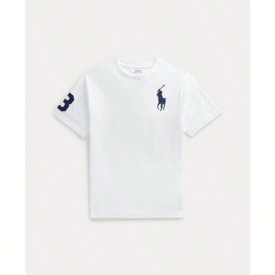 Polo  | Toddler And Little Boys Big Pony Cotton Jersey T-Shirt - White - View 1