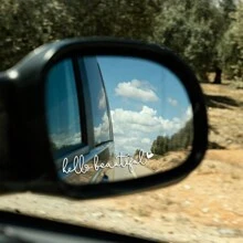 3X Hello Beautiful Rearview Mirror Decal, Vanity Mirror Stickers, Rear View Mirror Sticker, Car Mirror Stickers, Rear View Mirror Decor, Gift For Mother