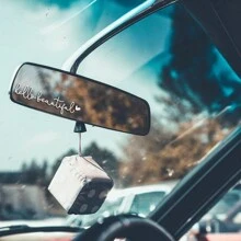 3X Hello Beautiful Rearview Mirror Decal, Vanity Mirror Stickers, Rear View Mirror Sticker, Car Mirror Stickers, Rear View Mirror Decor, Gift For Mother