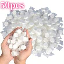 30 khăn giấy nén dùng một lần không dệt, khăn ướt du lịch tiện lợi - trắng - Xem 11