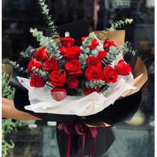 20 tờ Bó giấy gói màu đỏ và vàng, Giấy chống nước hai tông màu trang nhã cho giỏ quà tặng, Đồ dùng cho cửa hàng hoa, Trang trí gói quà kỷ niệm - Giấy gói vàng - Xem 7