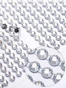 1pc/2pcs Car Interior Decorative Rhinestone Sticker, Creative Mix And Match, Multiple Colors Available